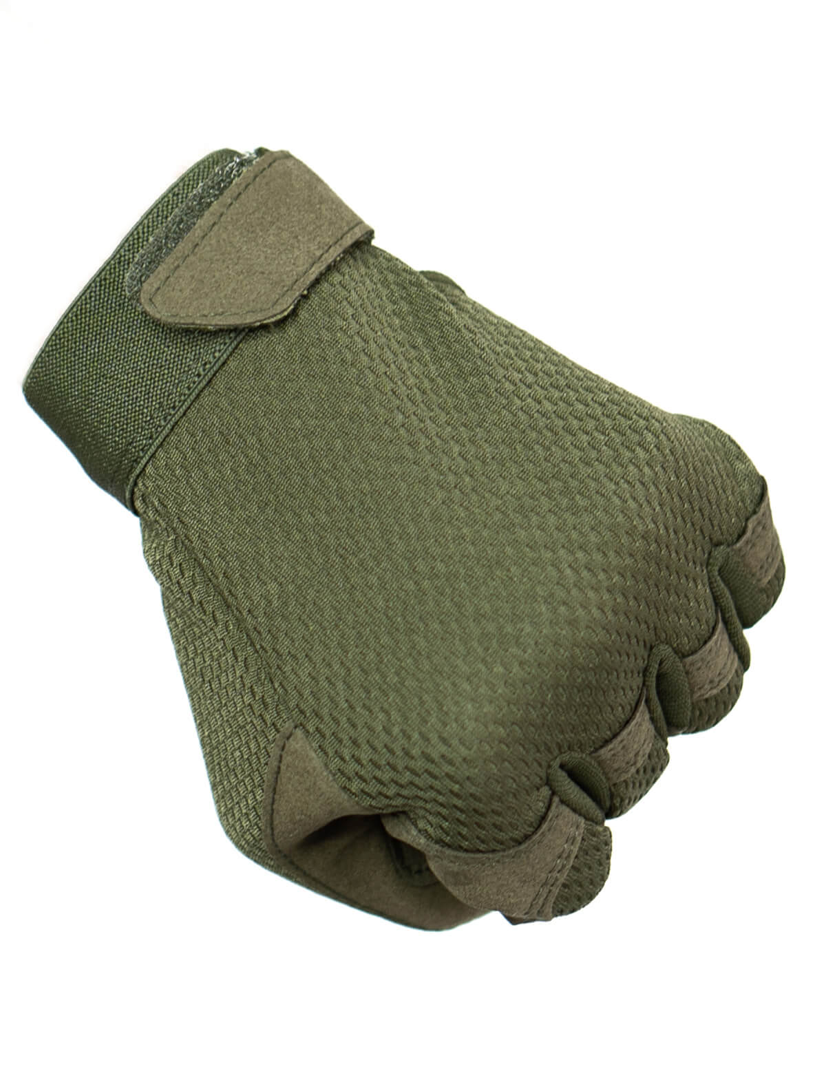 Тактические перчатки с усиленной ладонью, олива